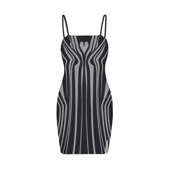 All-Over Print Split Slide Cami Bodycon Dress MOQ1,Delivery days 5 hannahsung All-Over Print Split Slide Cami Bodycon Dress MOQ1,Delivery days 5 hannahsung