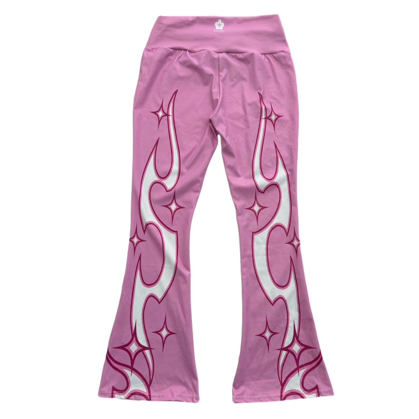 Burn Baby Pink Flare Yoga Pants