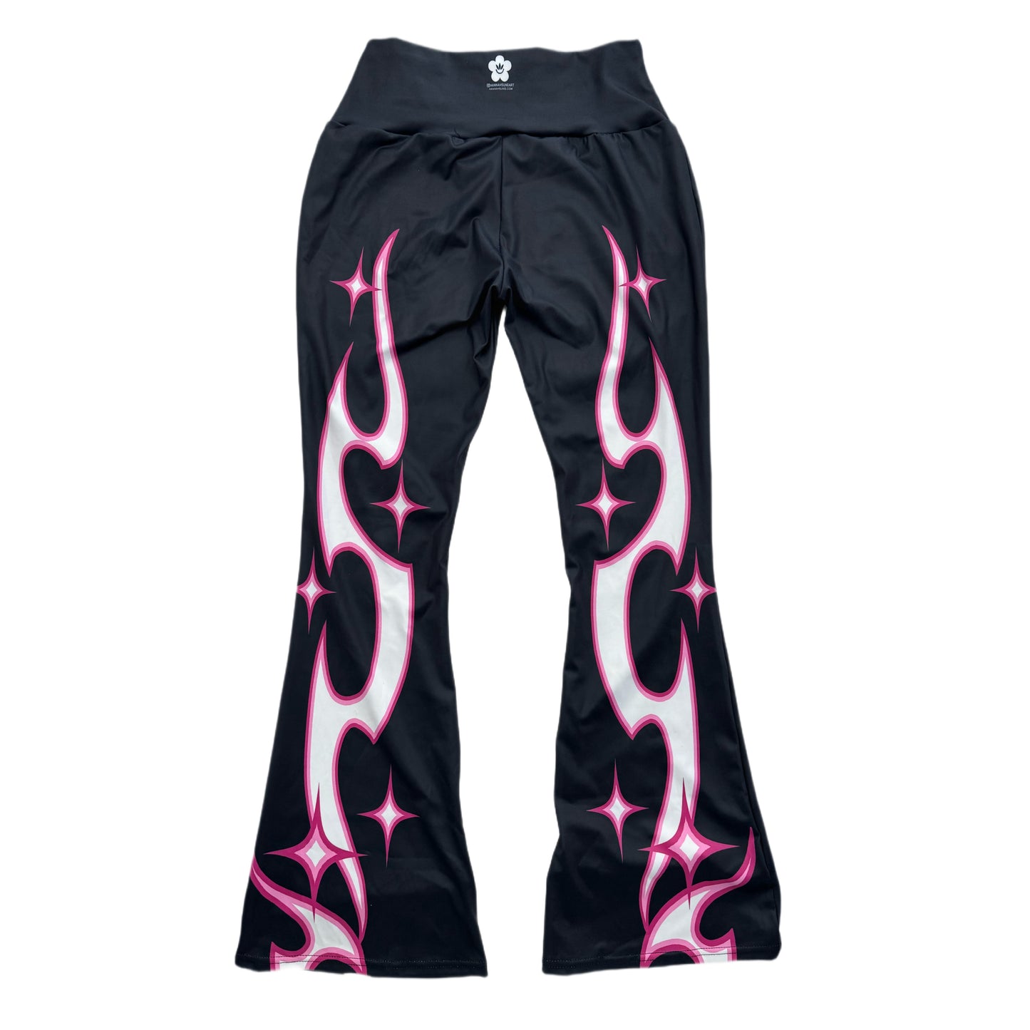 Burn Baby Black Flare Yoga Pants