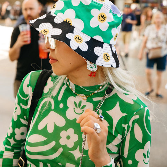 Green Third Eye Bloom Mesh Shirt (Pre-Order)