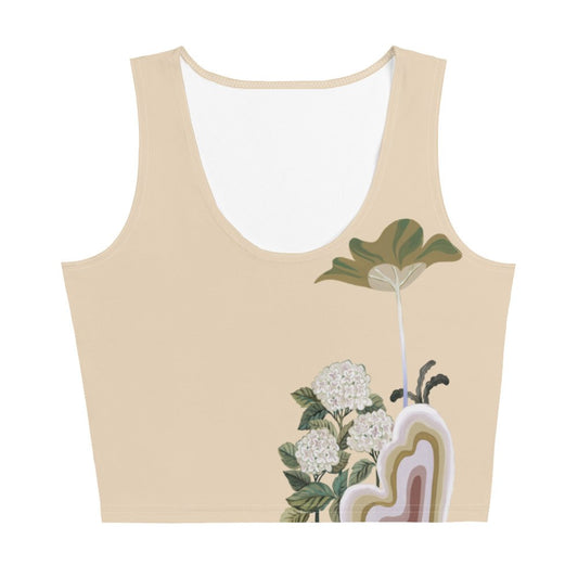Hydrangea Crop Tank Top