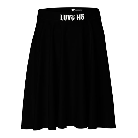 Love Me Black Skater Skirt