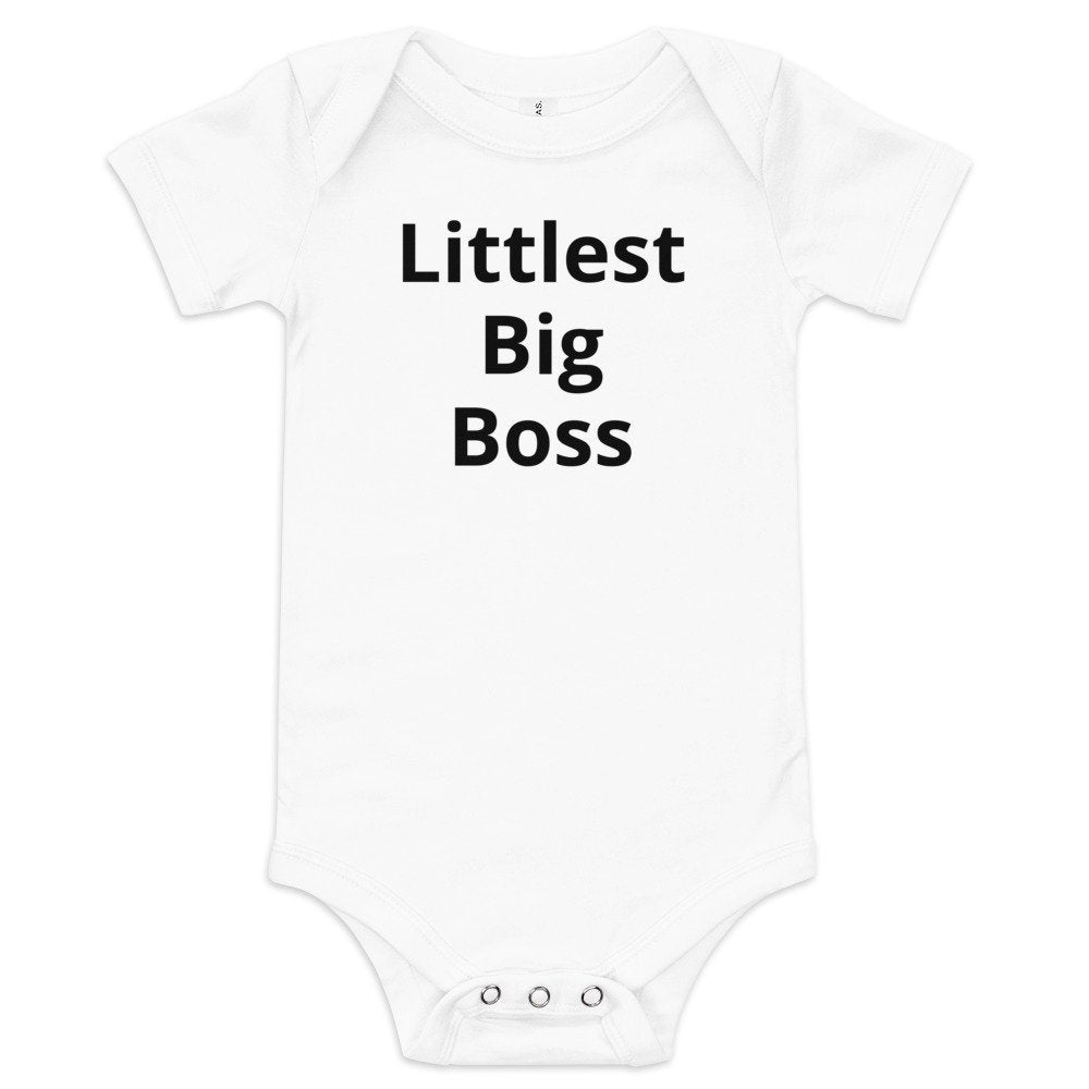 Littlest Big Boss Baby Onesies