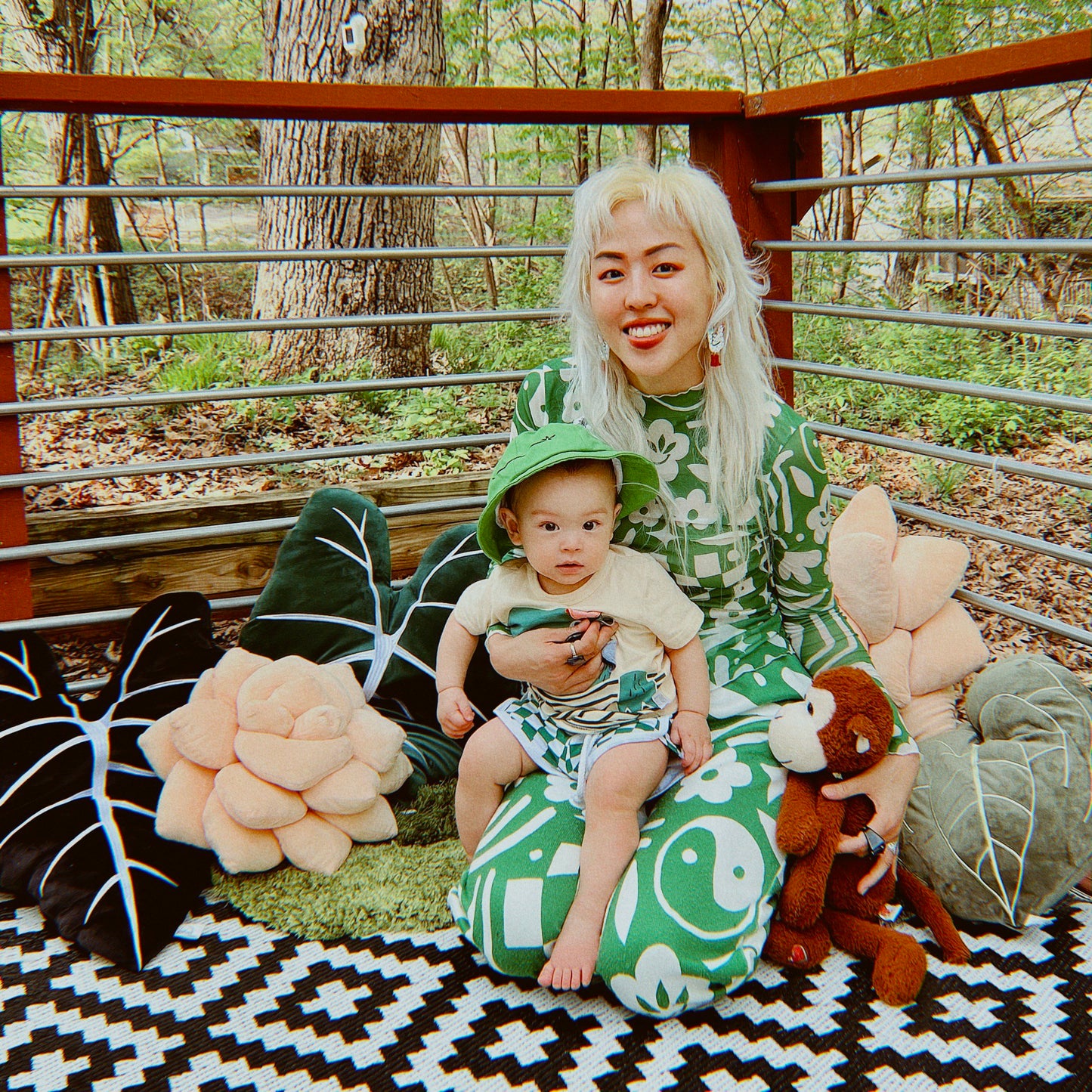 Green Third Eye Bloom Mesh Shirt (Pre-Order)