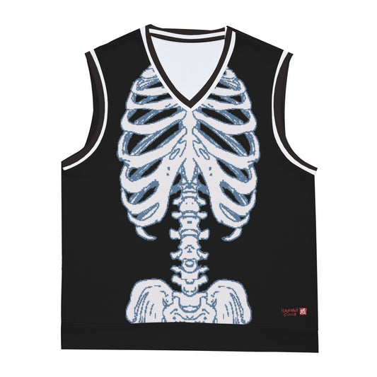 Mr. Skelly Boi Men’s  Knitted V-neck Vest Black