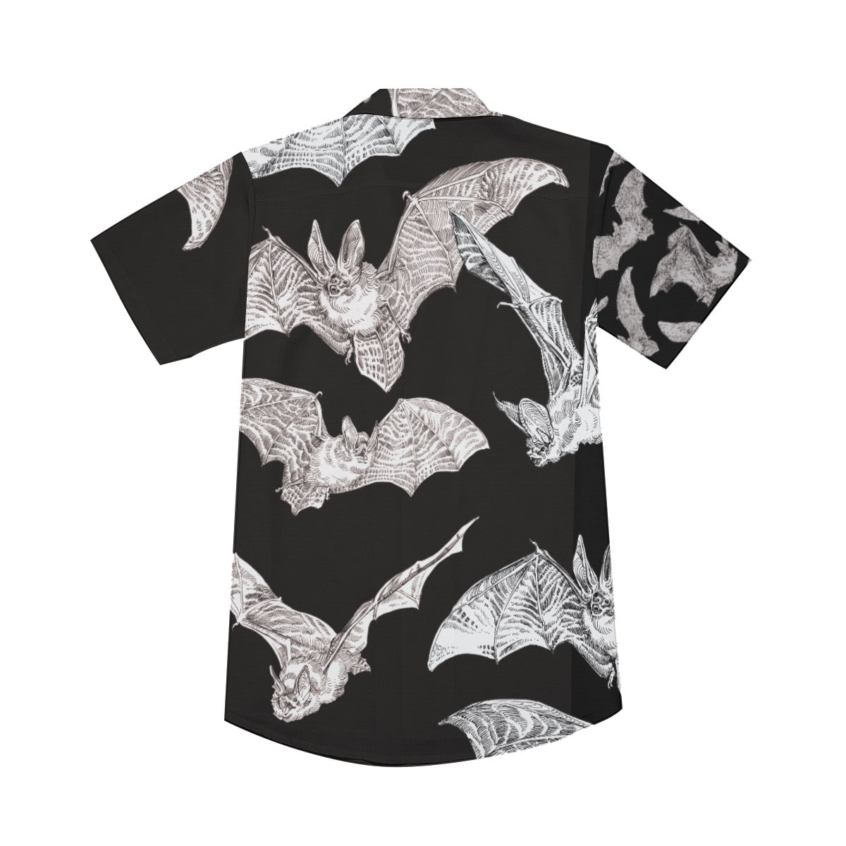 Fly By Night Deep V Neck Hawaiian Camp Collar Shirt
