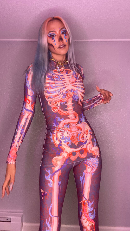 Flora Cadaver Yoga Pants