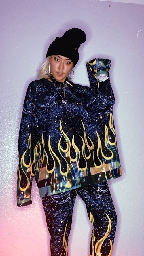 Rococo Flame Unisex Sweatshirt