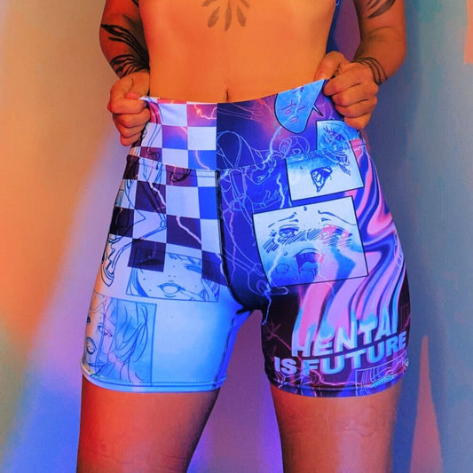 Hent@i Is Future Biker Shorts