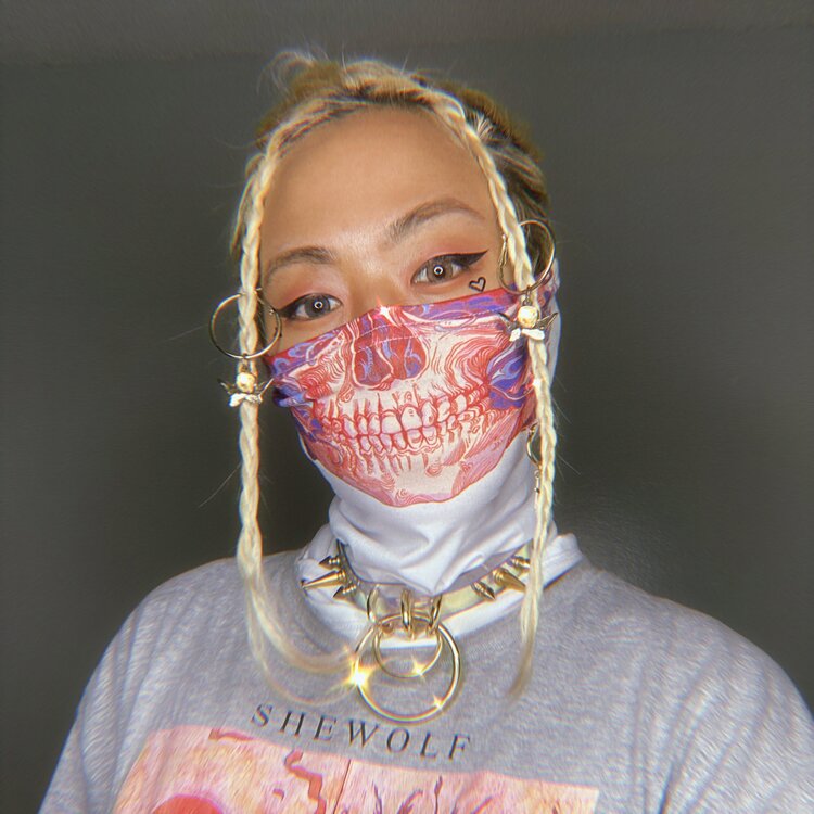 Skull Face - Face Mask