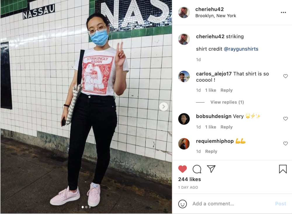Strikingly Asian - Unisex Tee Shirt (Available at Raygunsite.com)