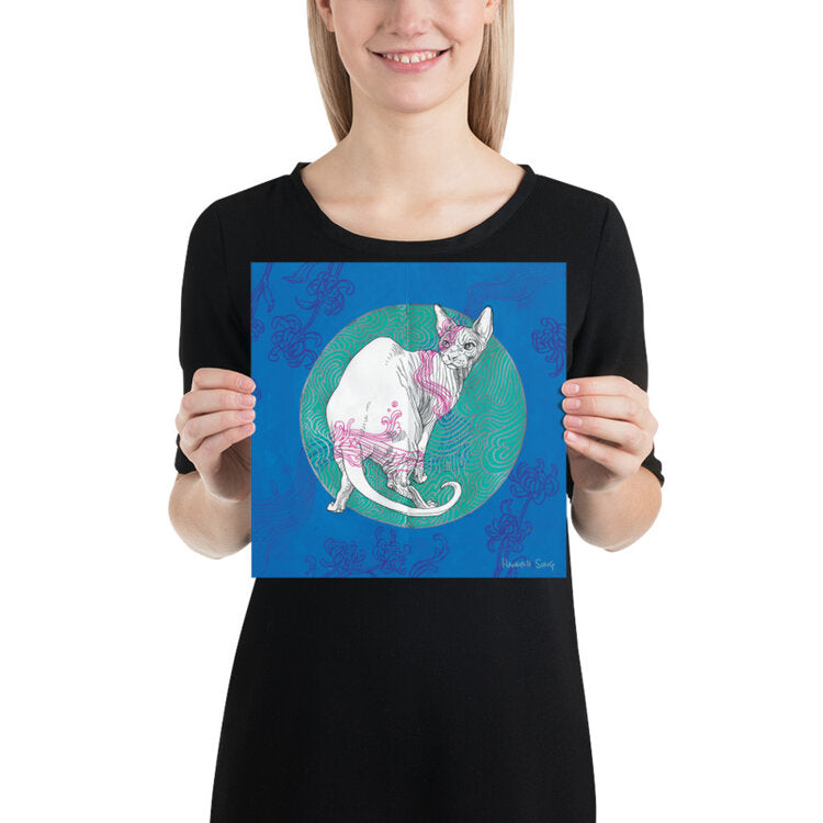 Ancient Kitty - Sketchbook Print
