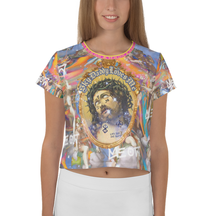 Sky Daddy Validation Cropped Top