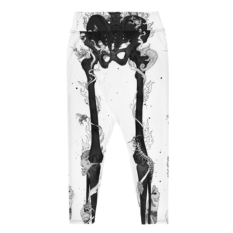 Cadaver White Yoga Pants