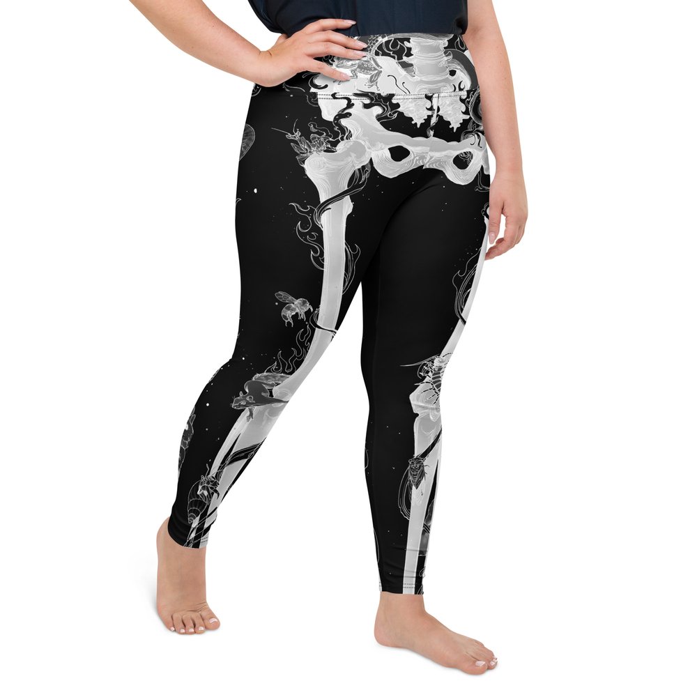 Cadaver Black Yoga Pants