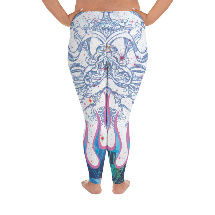 Rococo Flame Yoga pants