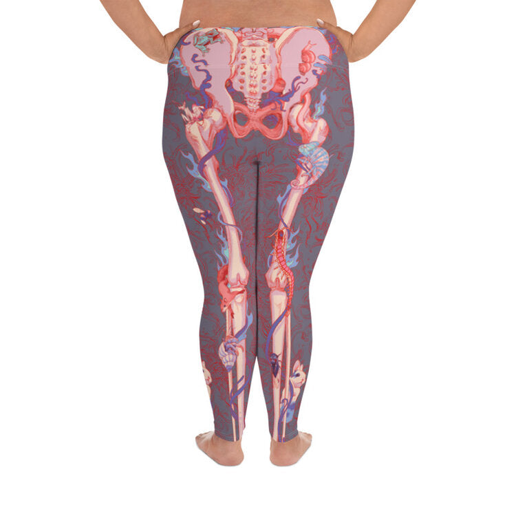 Flora Cadaver Yoga Pants