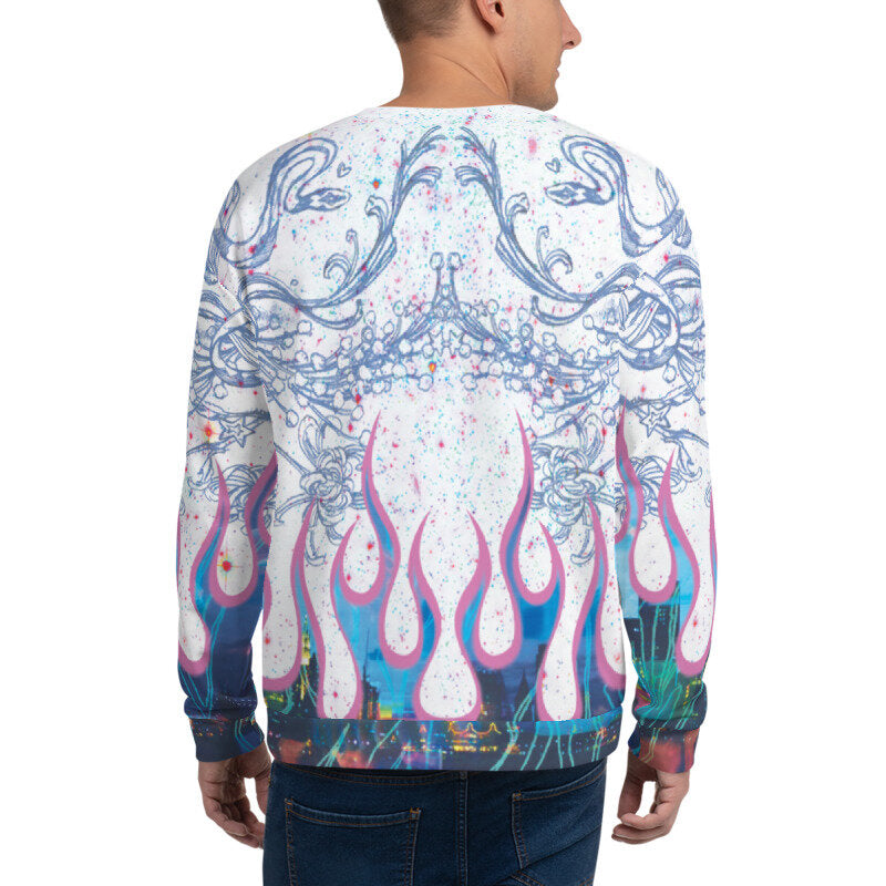 Rococo Flame Unisex Sweatshirt