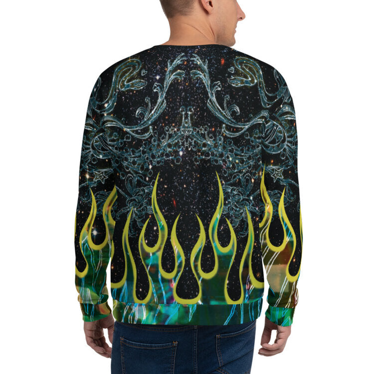 Rococo Flame Unisex Sweatshirt