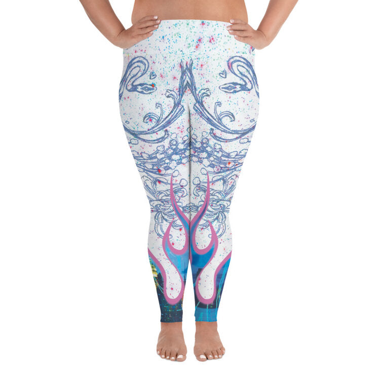 Rococo Flame Yoga pants