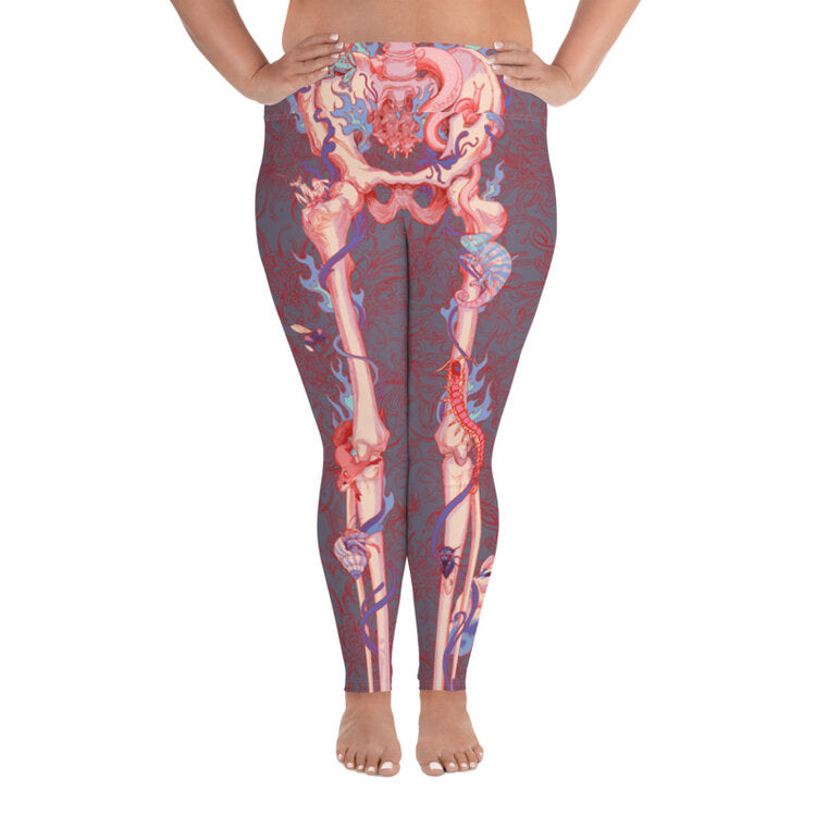 Flora Cadaver Yoga Pants