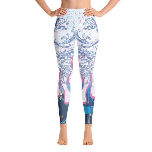 Rococo Flame Yoga pants