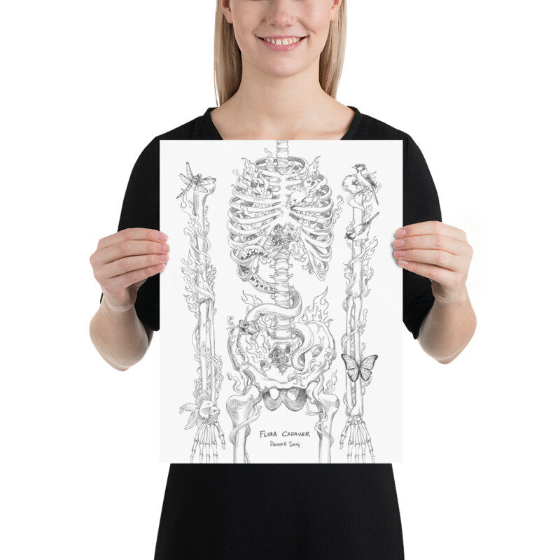 Flora Cadaver Poster Prints
