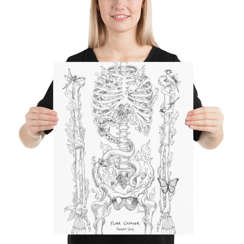 Flora Cadaver Poster Prints