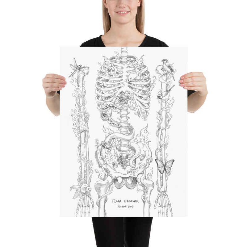 Flora Cadaver Poster Prints