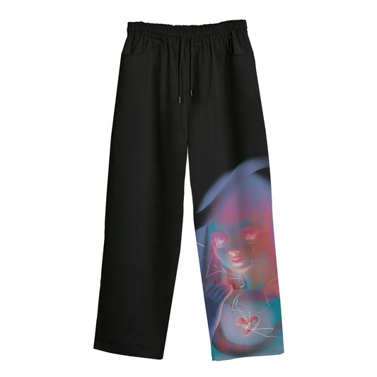 Electric Heart Unisex Straight Casual Cotton Pants