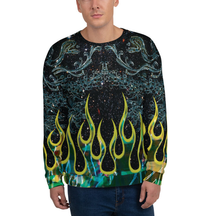 Rococo Flame Unisex Sweatshirt
