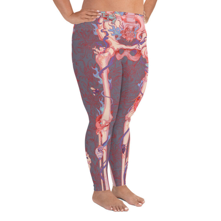 Flora Cadaver Yoga Pants